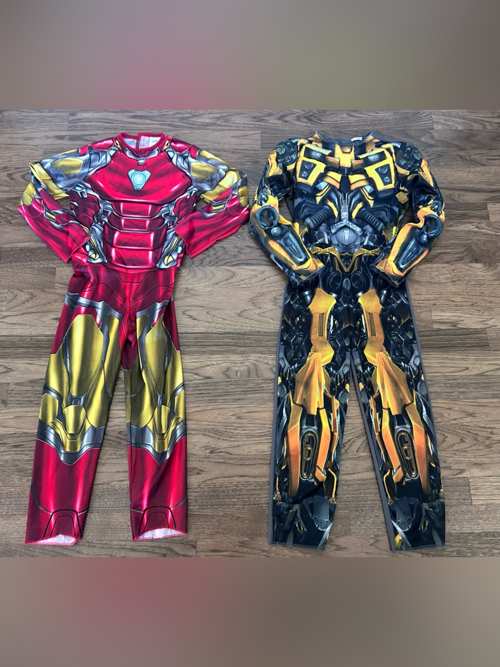 Iron Man and Transformers Bumble Bee Costumes 5/6
